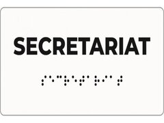 Placuta braille secretariat pentru nevazatori