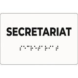Placuta braille secretariat pentru nevazatori